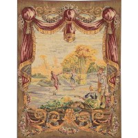 Gobelín Tapisserie Danse au jardin Gobelín Tapisserie Danse au jardin